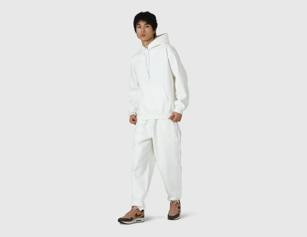 Nike Solo Swoosh Fleece Pants Sail / White