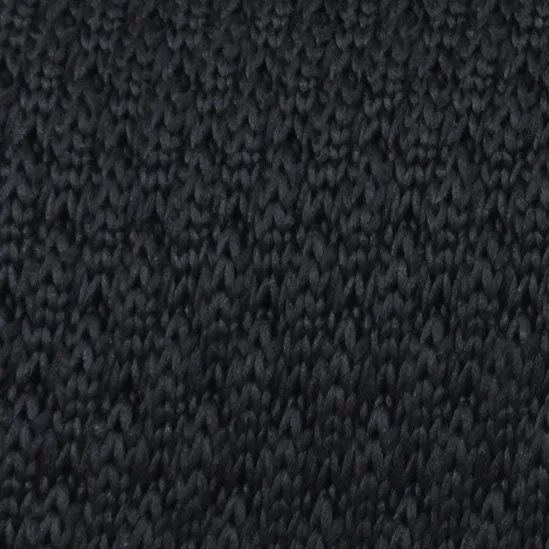 Noceur Black Knitted Tie