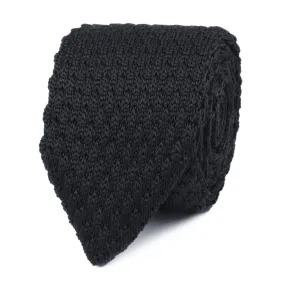 Noceur Black Knitted Tie