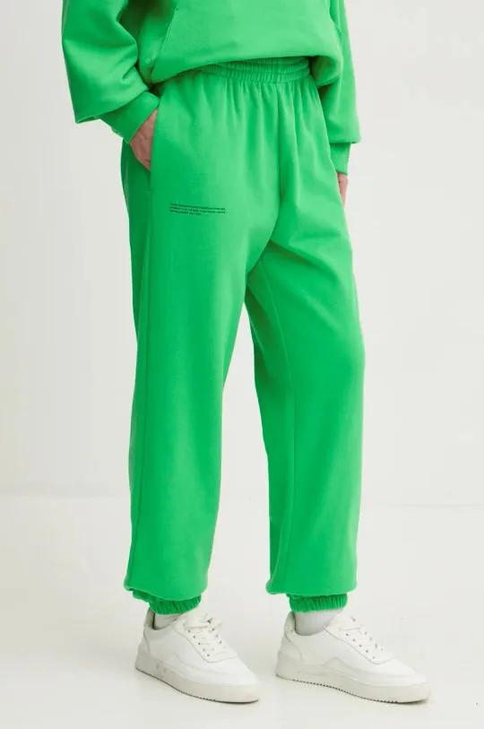 Pangaia cotton joggers green color