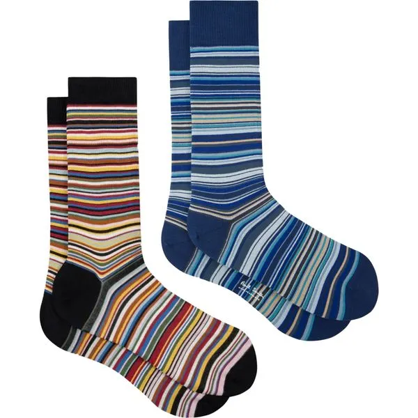 Paul Smith 2 Pack Stripe Socks