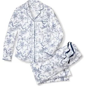 Petite Plume Women's Pajama Set, Timeless Toile