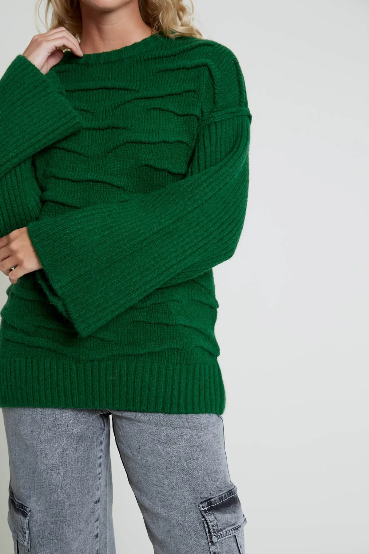 PLATIA OVERSIZED KNITTED JUMPER