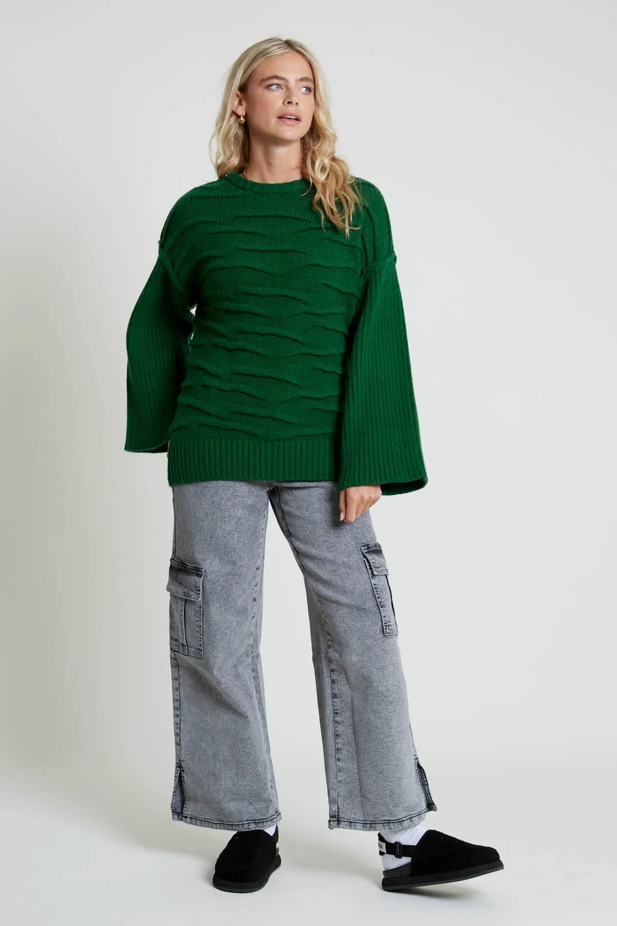 PLATIA OVERSIZED KNITTED JUMPER