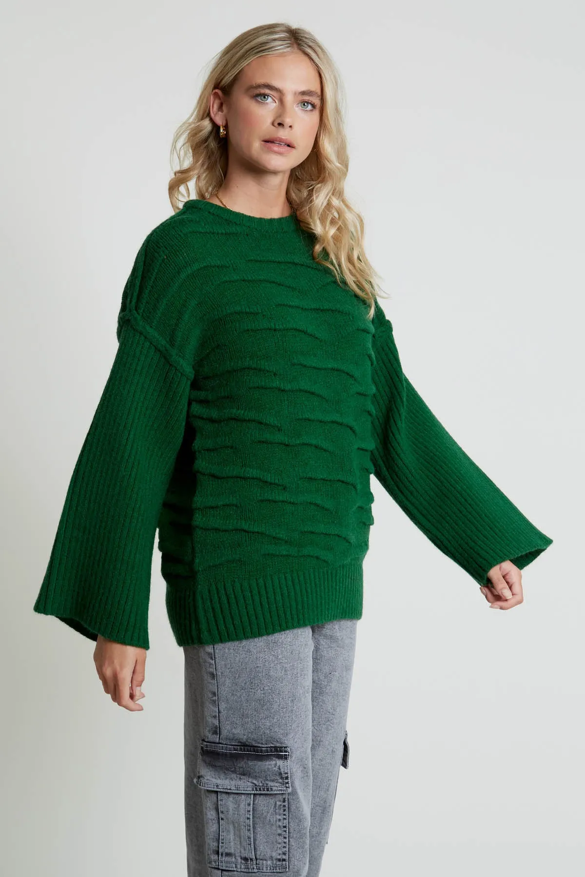 PLATIA OVERSIZED KNITTED JUMPER