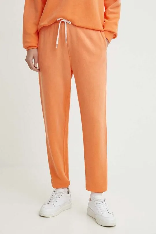 Polo Ralph Lauren cotton joggers orange color smooth 211935585