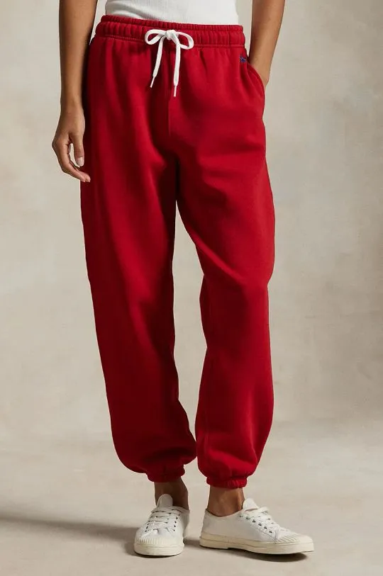 Polo Ralph Lauren joggers red color smooth 211943009