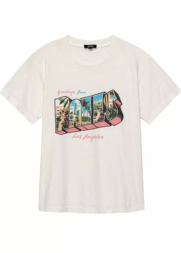 Rails Boyfriend Tee - Rails La Postcard