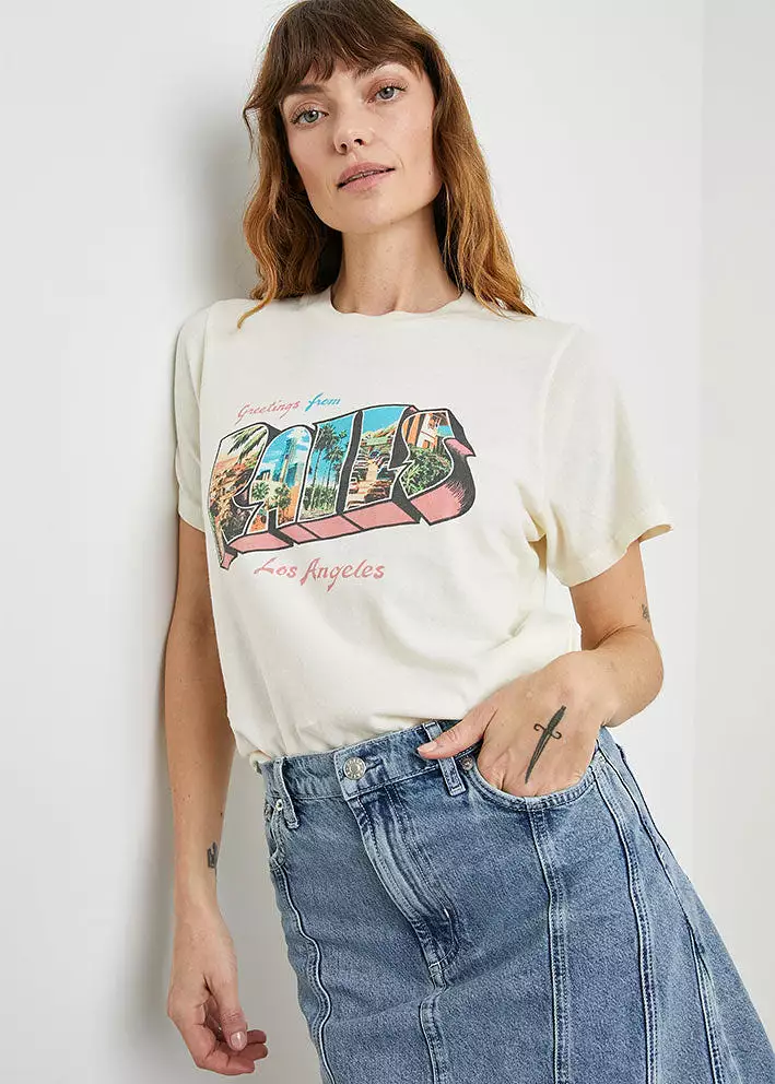 Rails Boyfriend Tee - Rails La Postcard