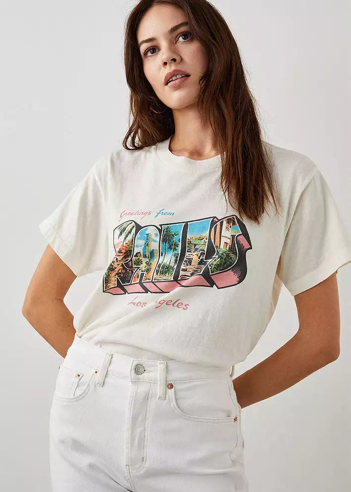 Rails Boyfriend Tee - Rails La Postcard