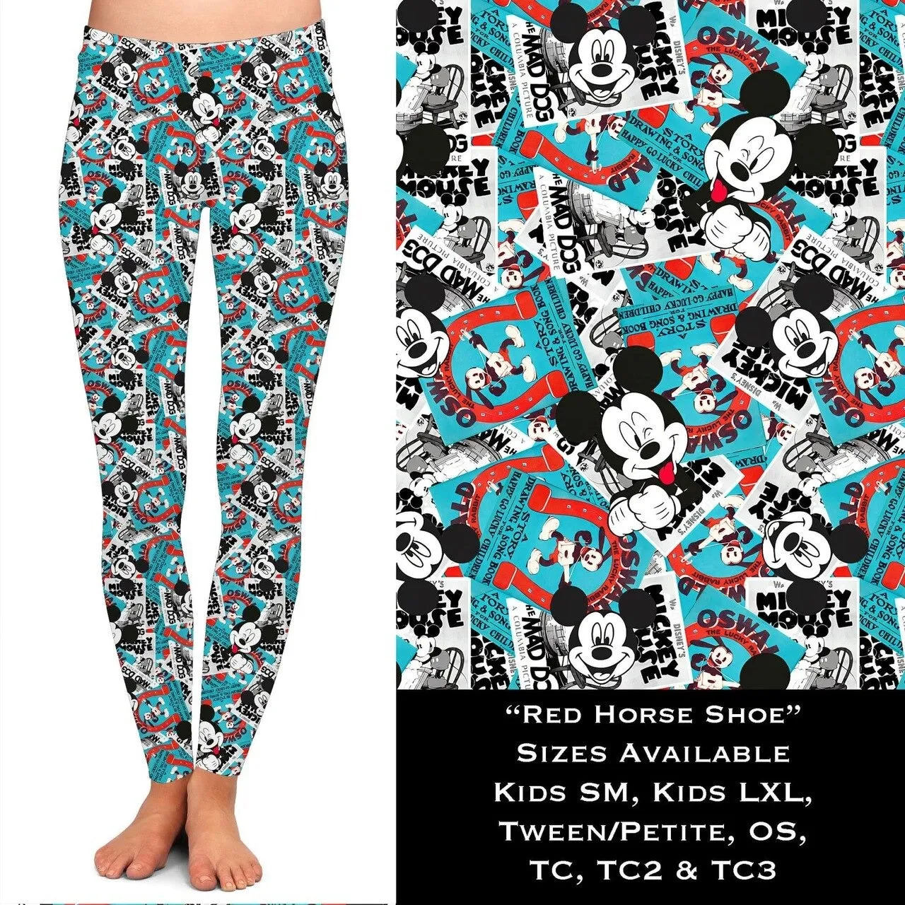 Retro Mad Dog Soft Leggings