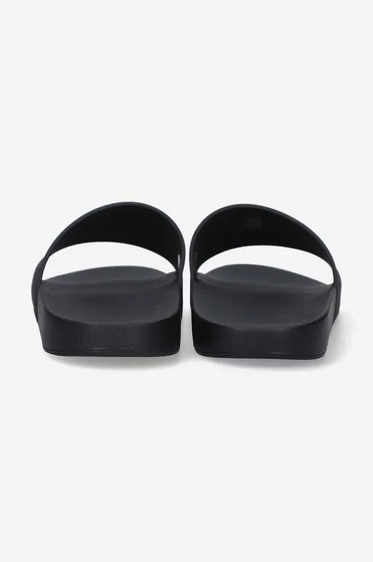 Rick Owens sliders Rubber Slippers men's black color