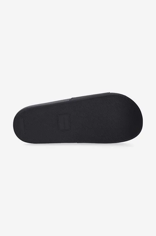 Rick Owens sliders Rubber Slippers men's black color