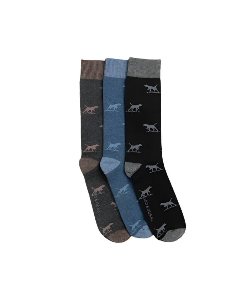 Rodd & Gunn - Dogs-A-Plenty Three Pack Socks