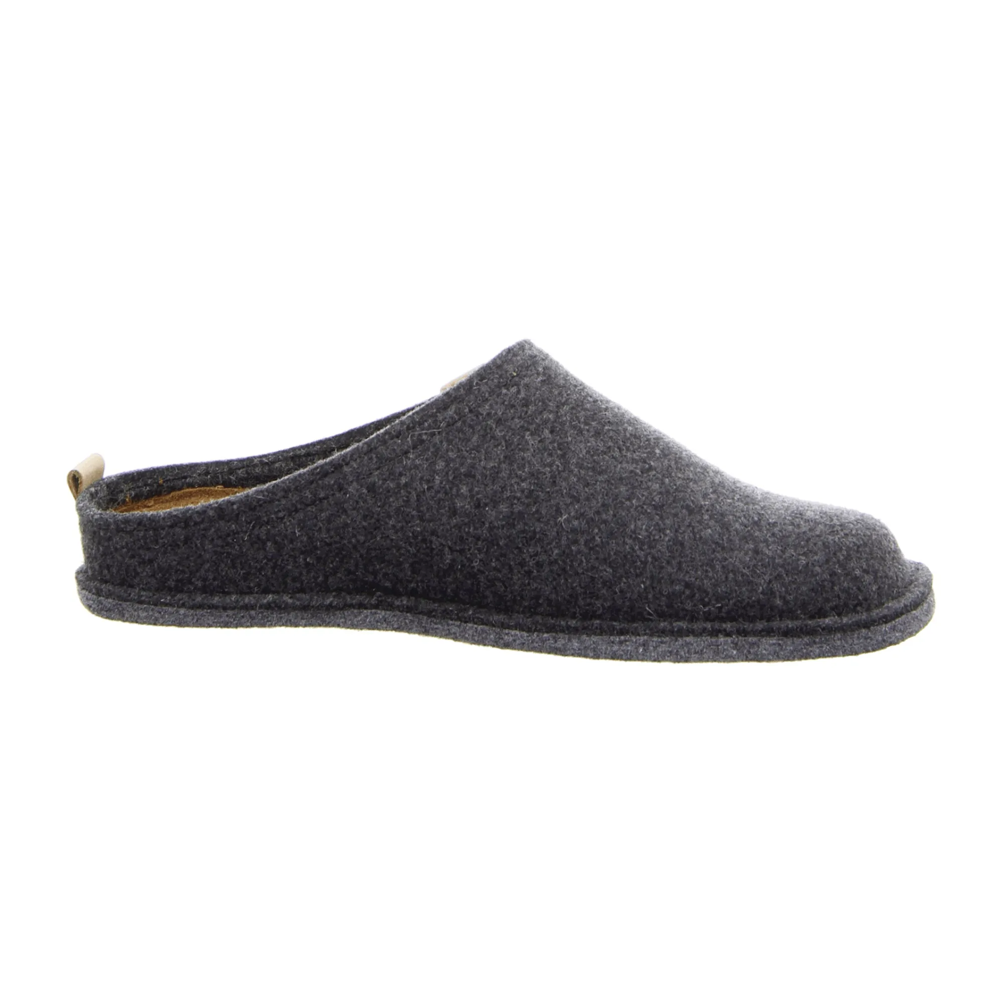 Rohde Lucca H Men's Gray Felt Slip-On House Shoes with Removable Insole