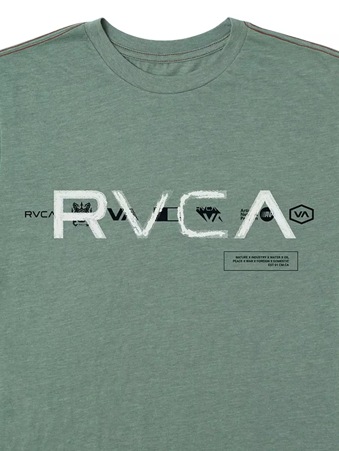 RVCA Men's Big All Brand T-Shirt