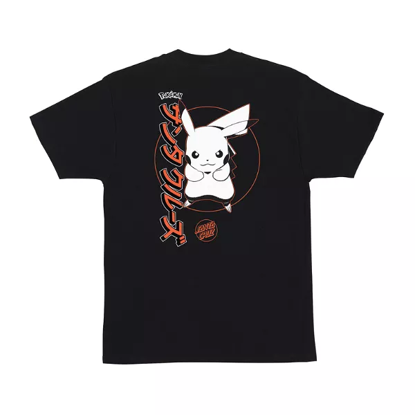 Santa Cruz X Pokémon Pikachu Men's T-Shirt - Black