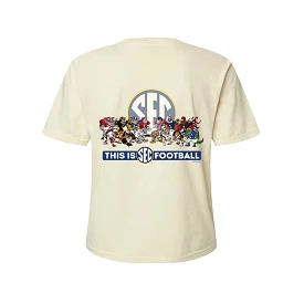 SEC Illustrations Cropped Short Sleeve T-Shirt