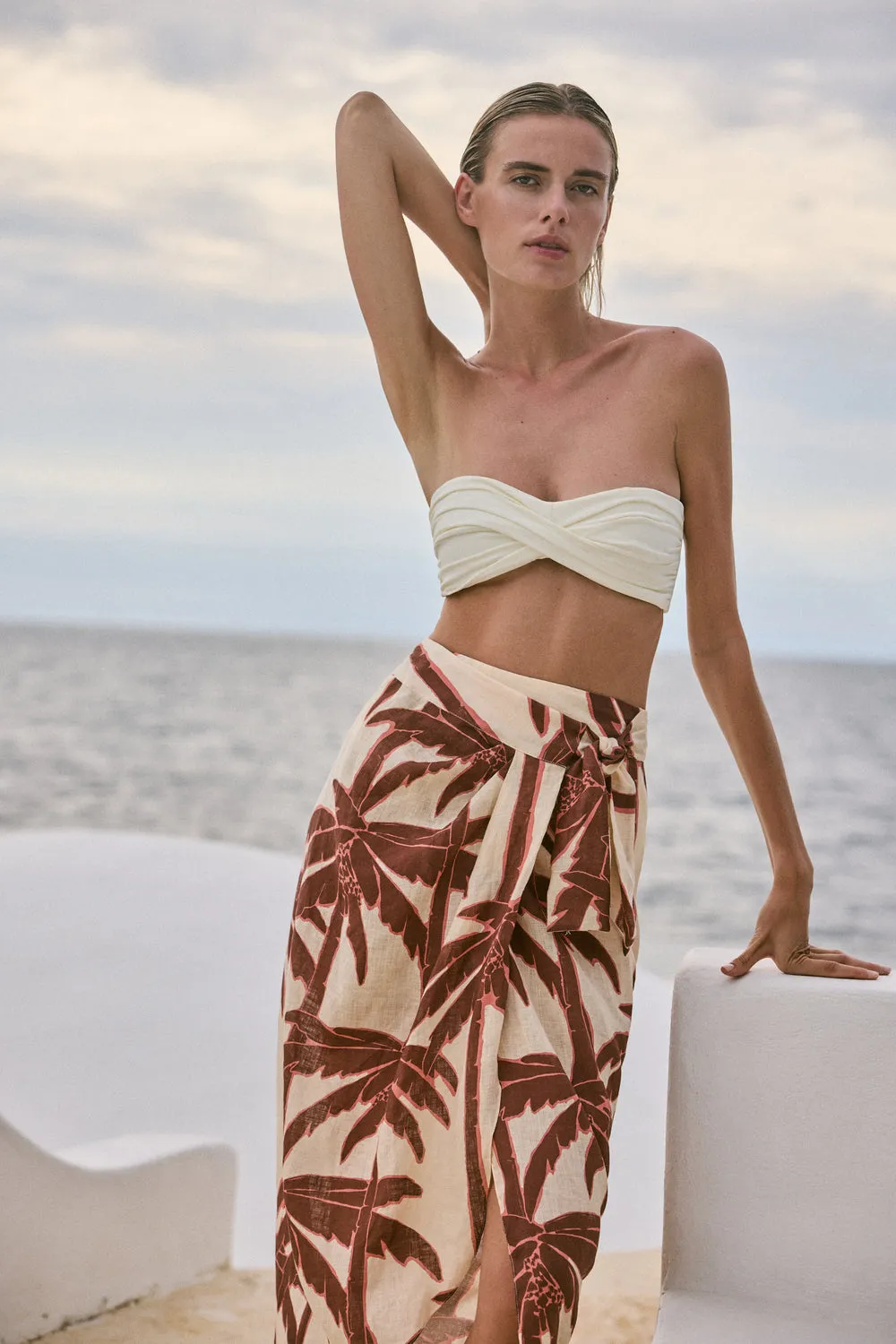 Shore Sheer Wrap Skirt