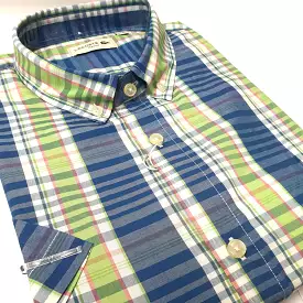 Shortsleeve LST two toned check Shirt | Lemon