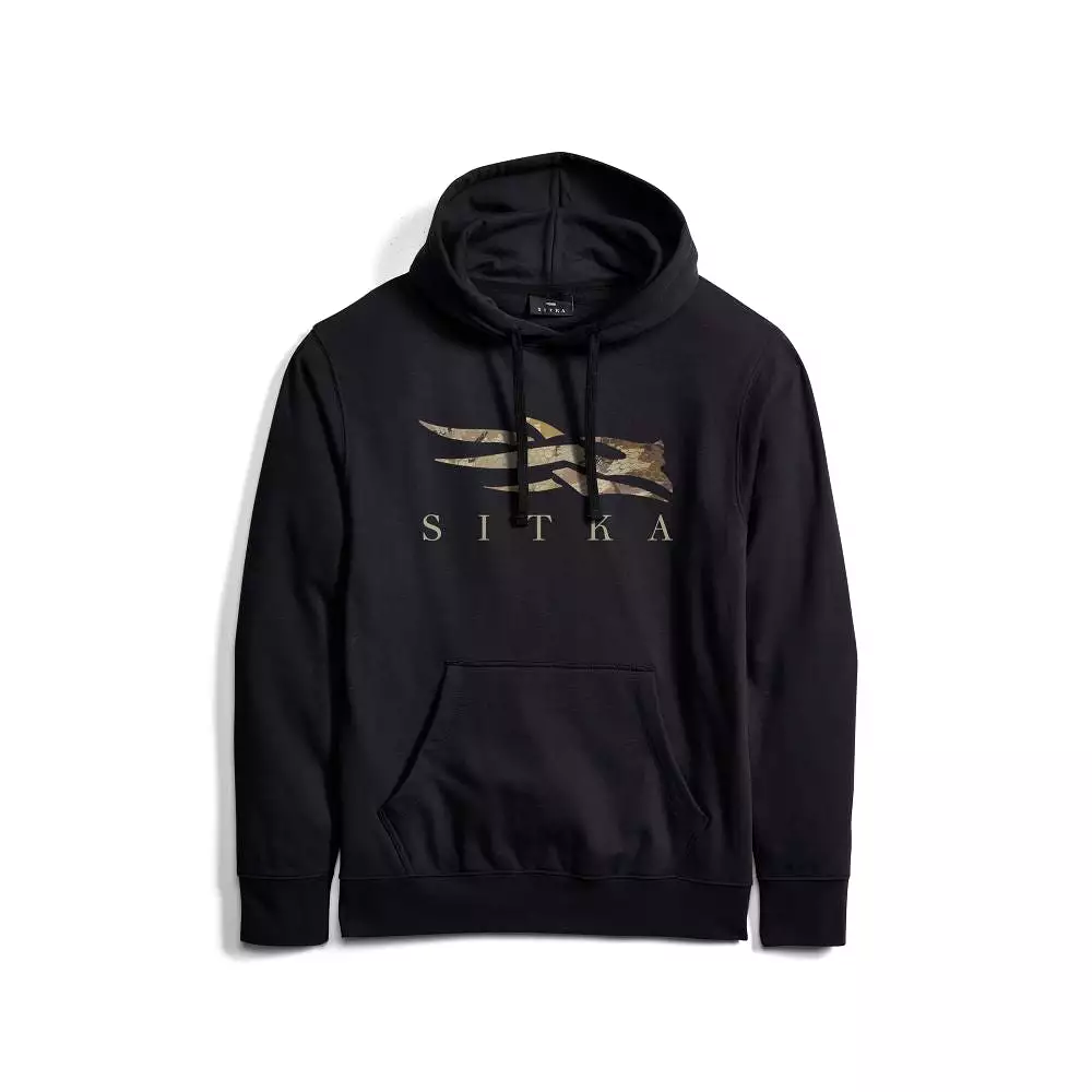 'Sitka' Men's Icon Optifade Pullover Hoody - Black Waterfowl