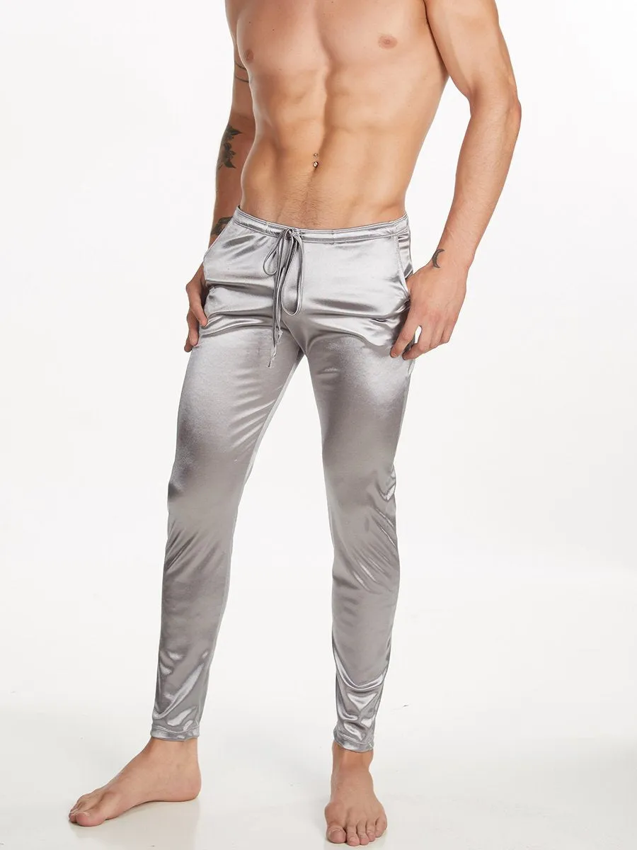 Sleek Satin Joggers