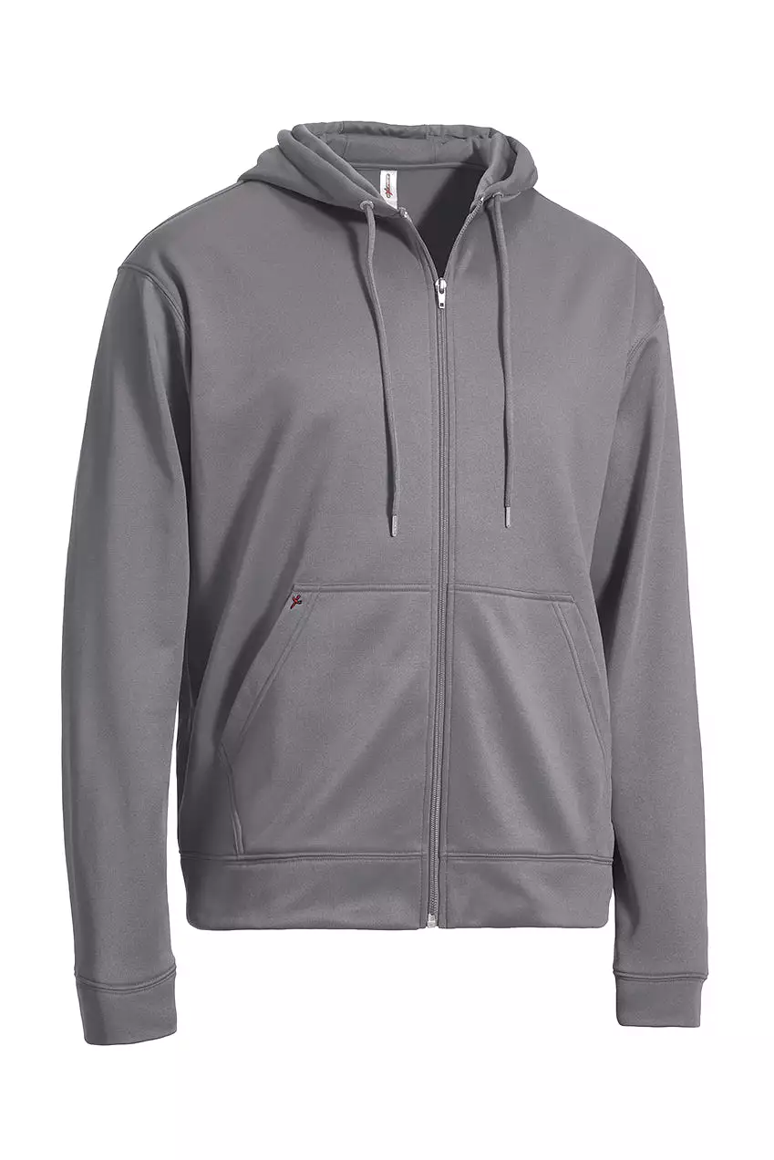 Sleek Tech Zip-Up Hoodie