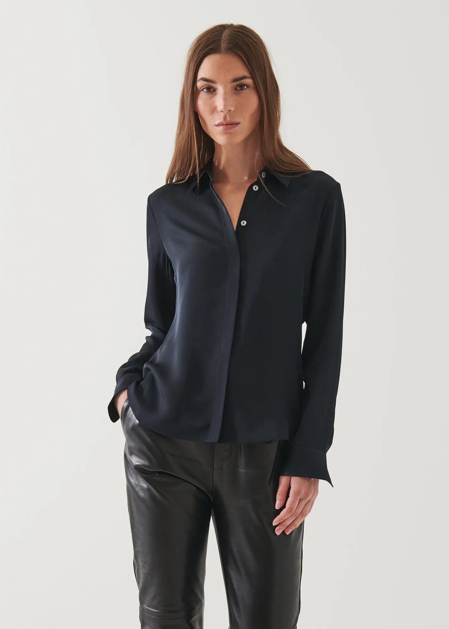 SLIM SILK SHIRT