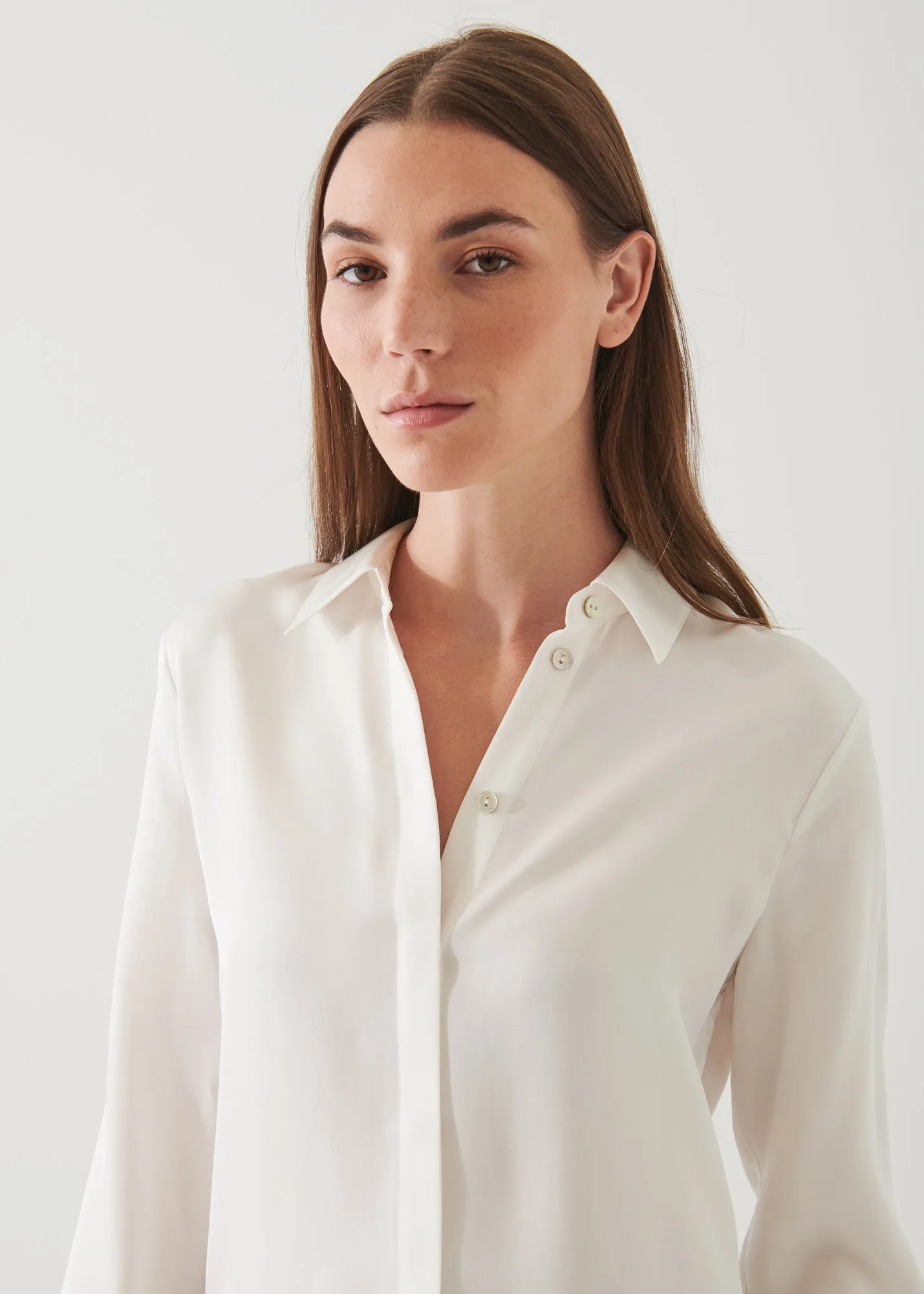 SLIM SILK SHIRT