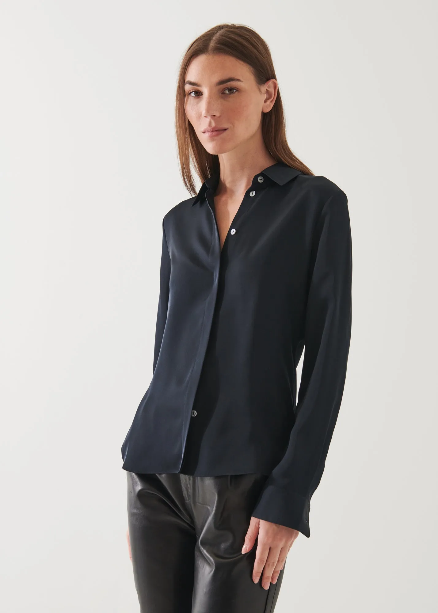 SLIM SILK SHIRT