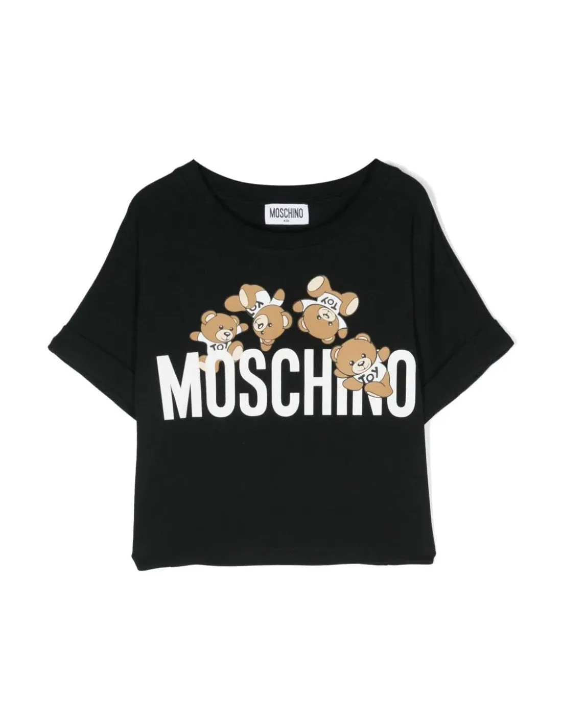 T-shirt Moschino bimba HDM068LBA00 nera