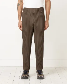 Tailored Pleats 1 Pant in Dark Khaki