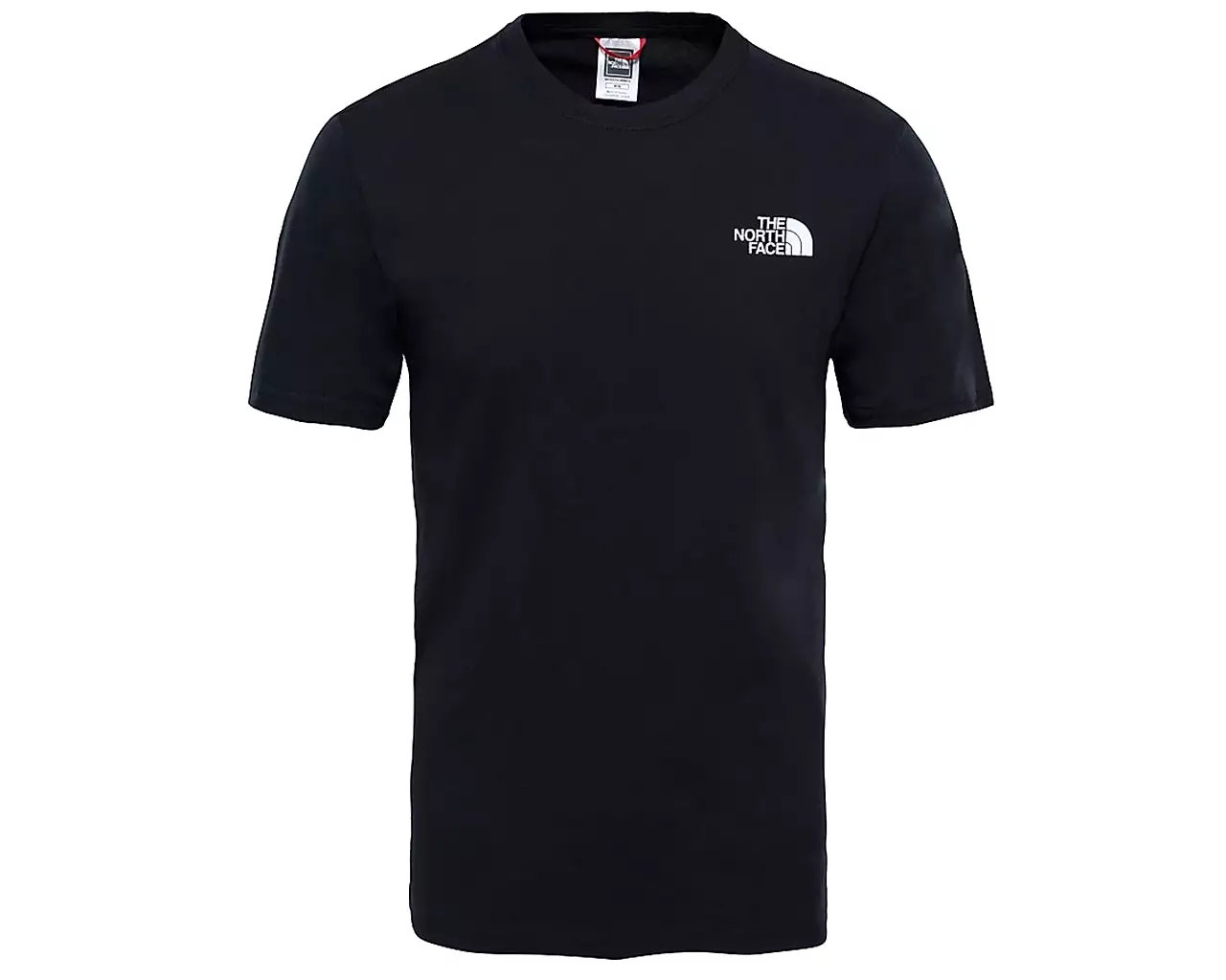 The North Face T92TX2JK3 Crew Neck Red Box T-Shirt Black