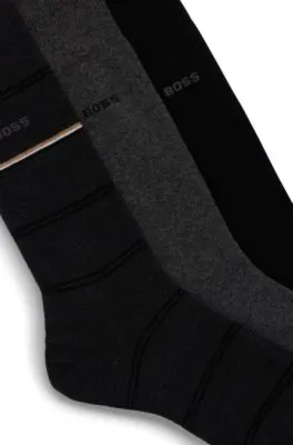 Three-pack of regular-length socks