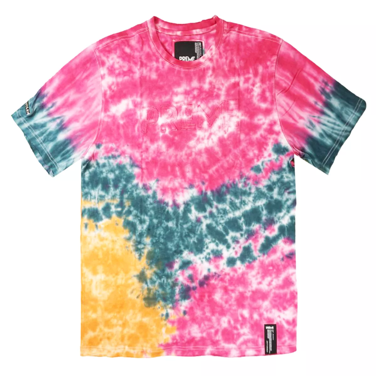 Tie-Dye Print Tee (Magenta/Multi) /D3