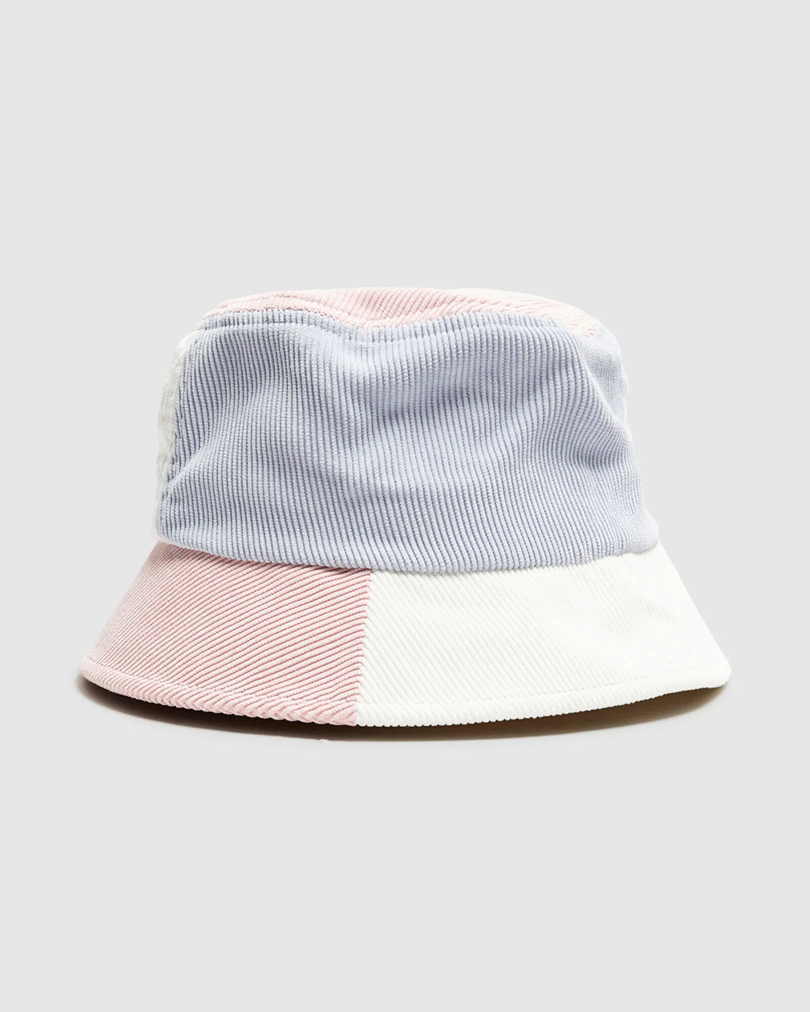 Tommy Jeans ABO TJW College Bucket Hat Afterglow Colour Block White/Blue/Pink