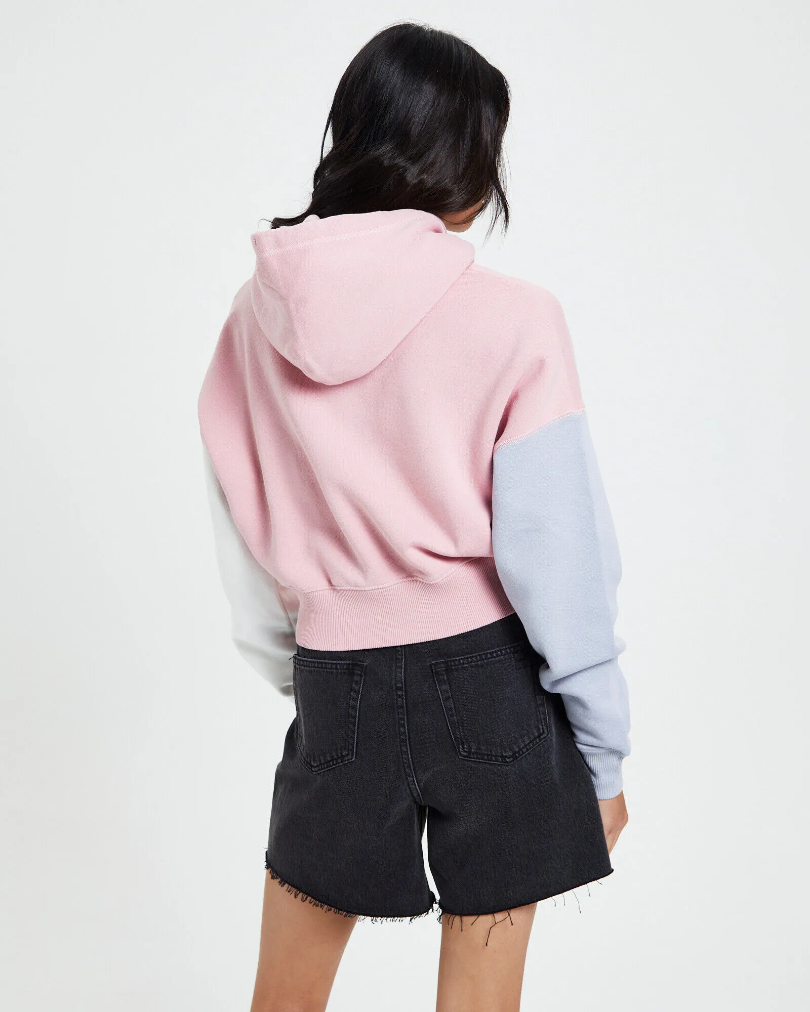 Tommy Jeans ABO TJW Colour Block Hoodie Broadway Pink