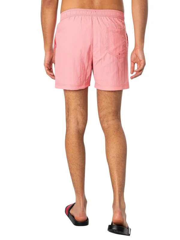 Tommy Jeans Crinkle Nylon Swim Shorts - Tickled Pink