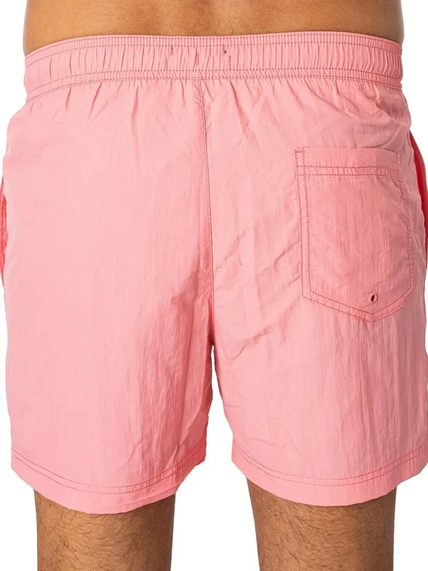 Tommy Jeans Crinkle Nylon Swim Shorts - Tickled Pink