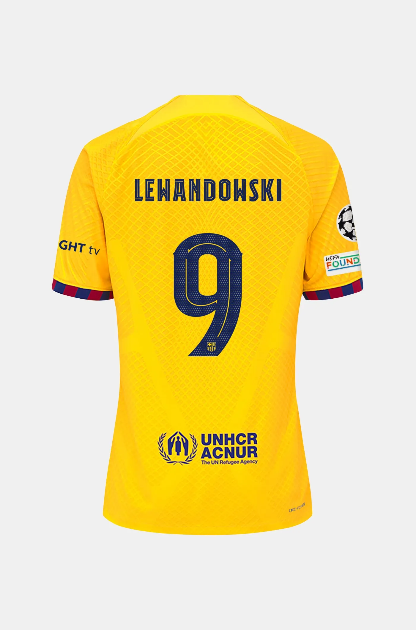 UCL FC Barcelona fourth shirt 23/24 - LEWANDOWSKI