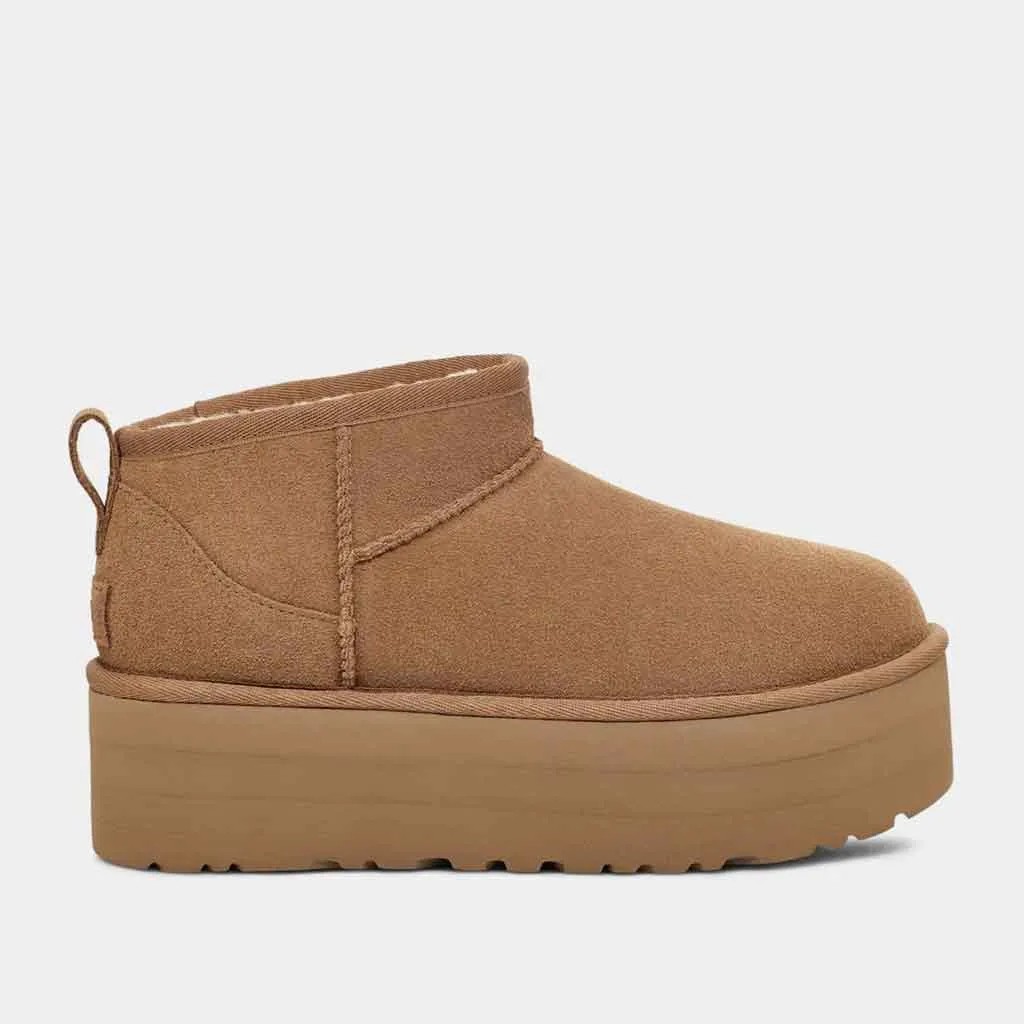 UGG Classic Ultra Mini Platform Boot for Women - Chestnut