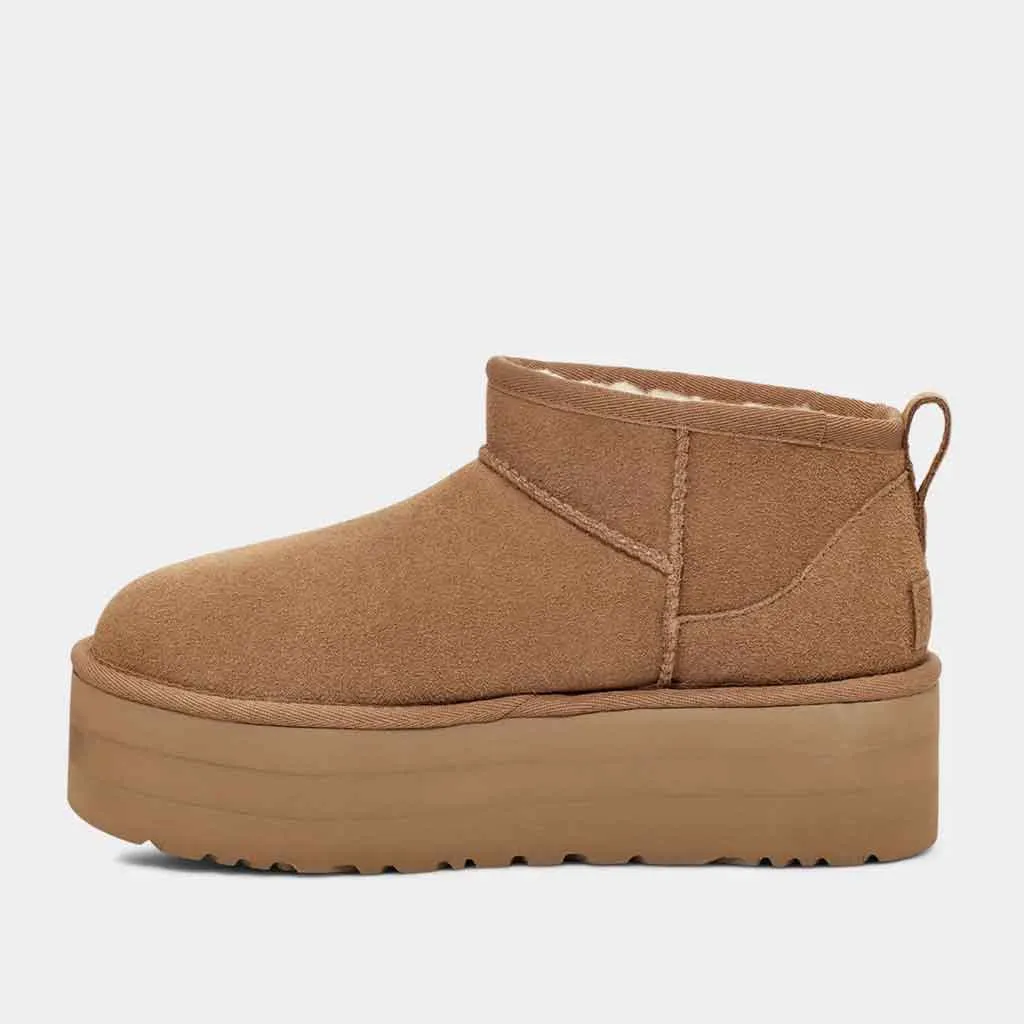 UGG Classic Ultra Mini Platform Boot for Women - Chestnut