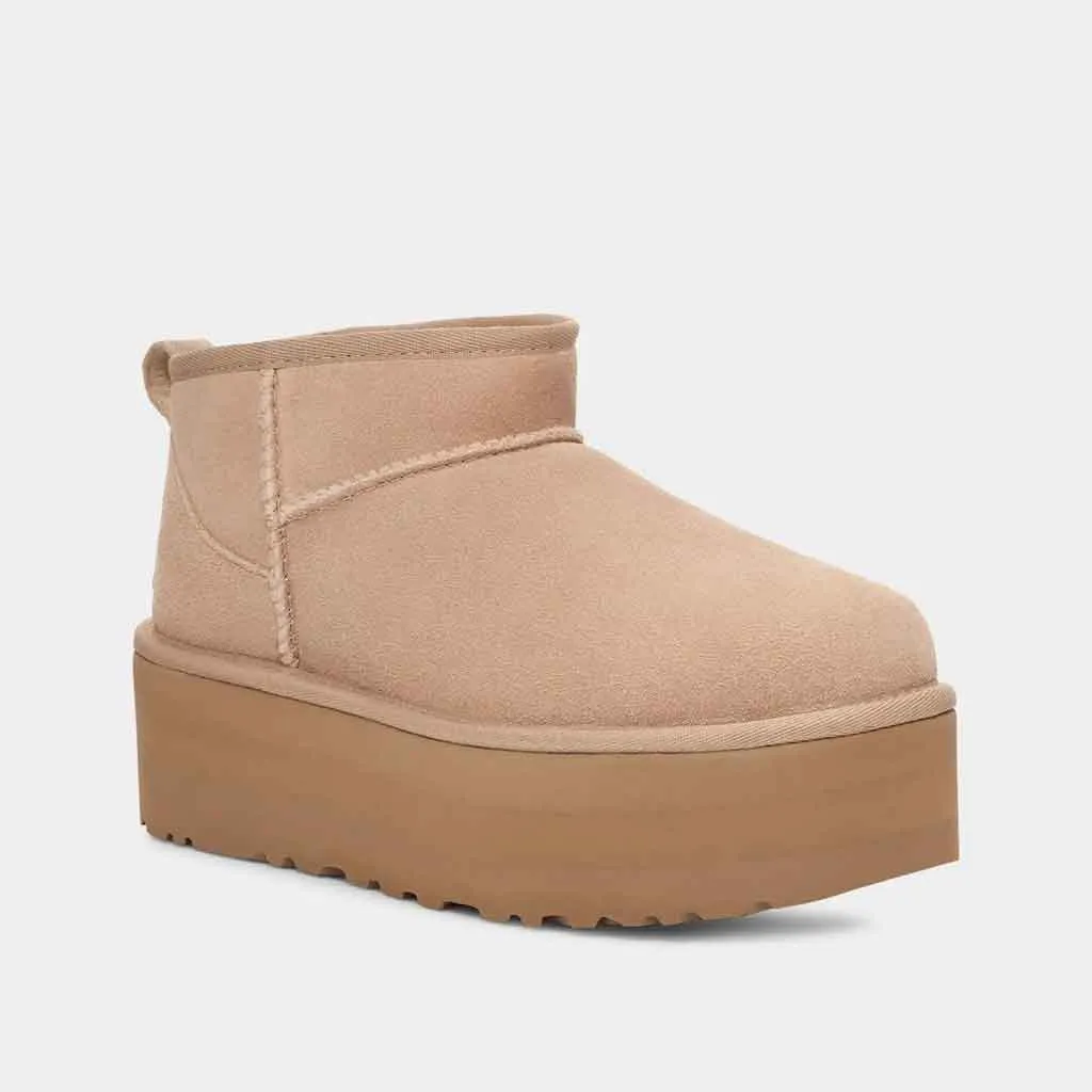 UGG Classic Ultra Mini Platform Boot for Women - Sand