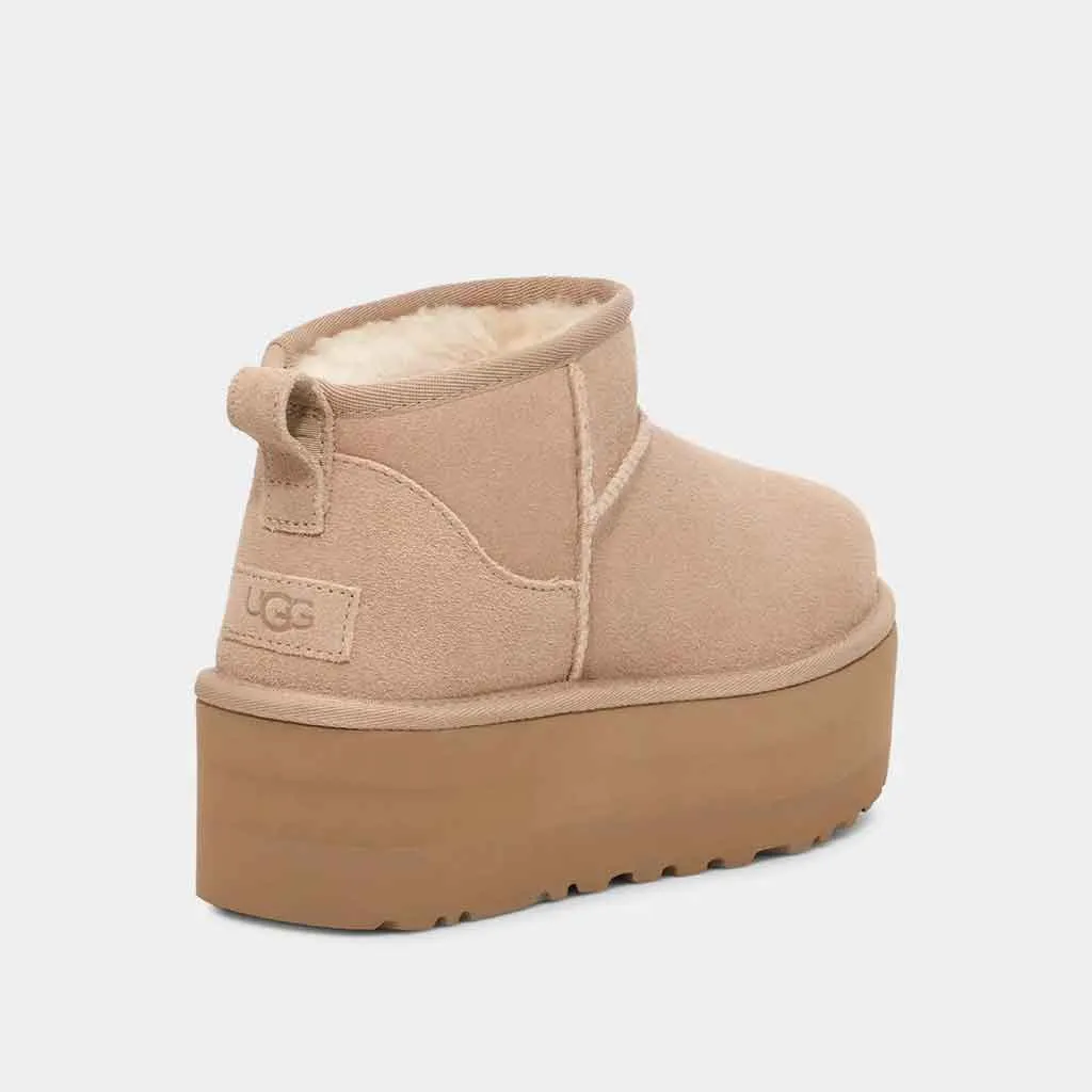 UGG Classic Ultra Mini Platform Boot for Women - Sand