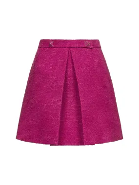 Valentino Tweed Mini Skirt