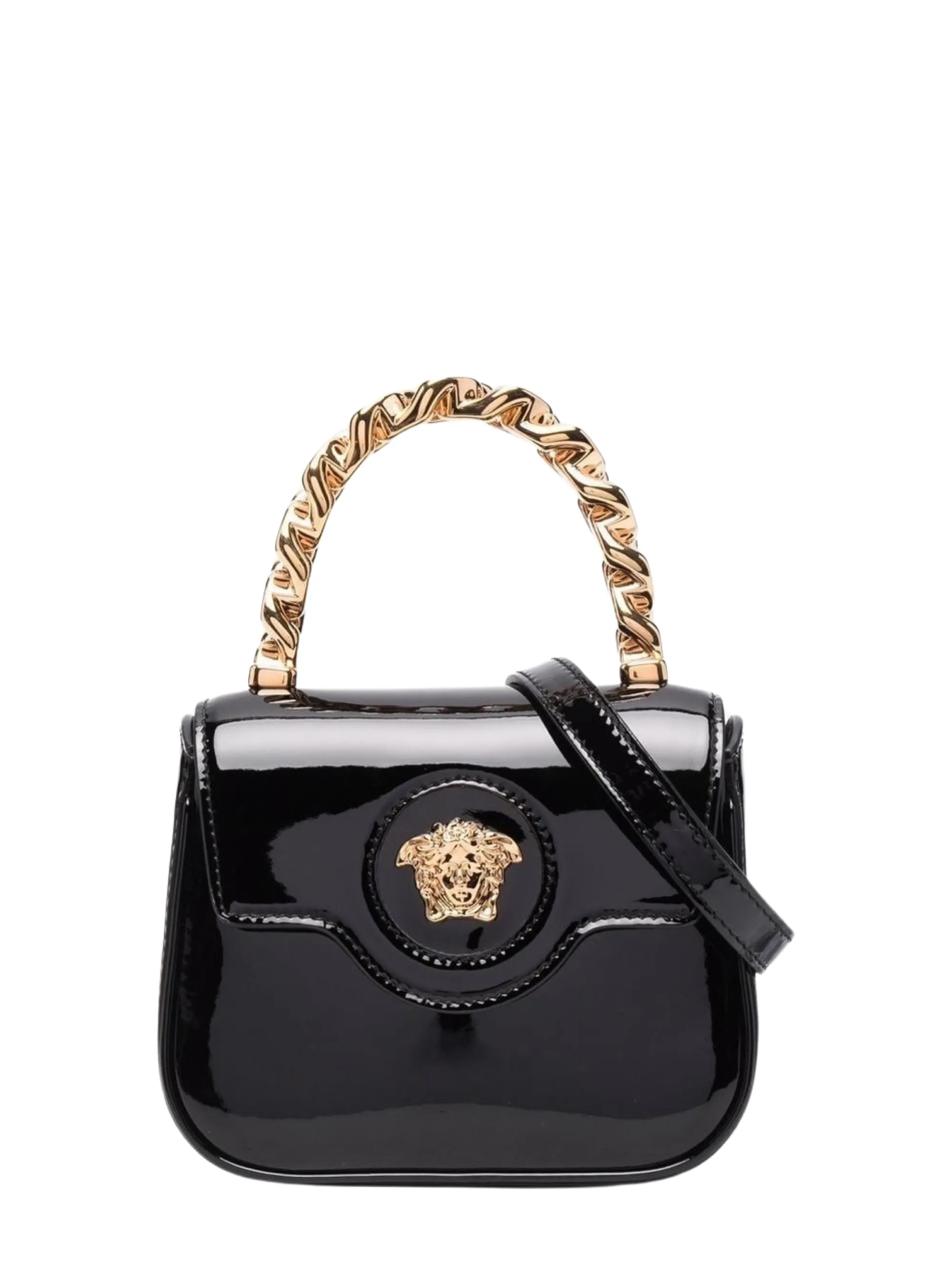 Versace La Medusa Mini Top Handle Calf Leather Bag (More Colors)