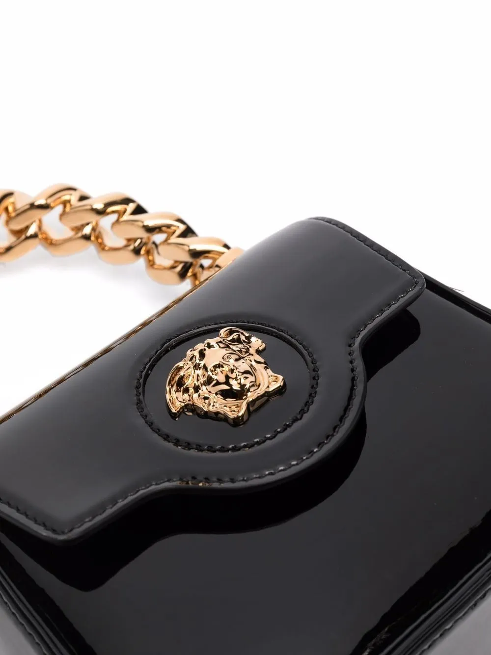 Versace La Medusa Mini Top Handle Calf Leather Bag (More Colors)