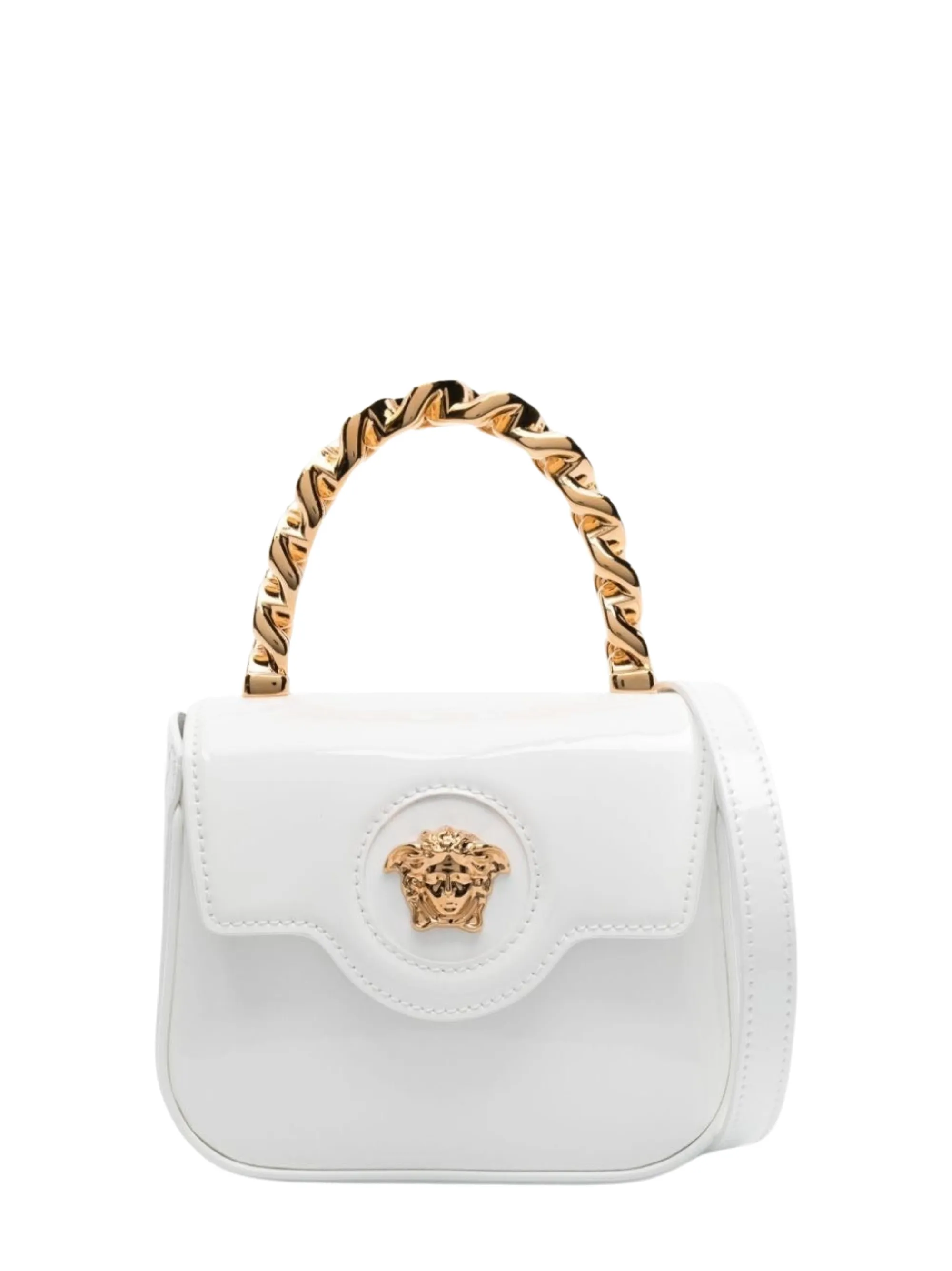 Versace La Medusa Mini Top Handle Calf Leather Bag (More Colors)