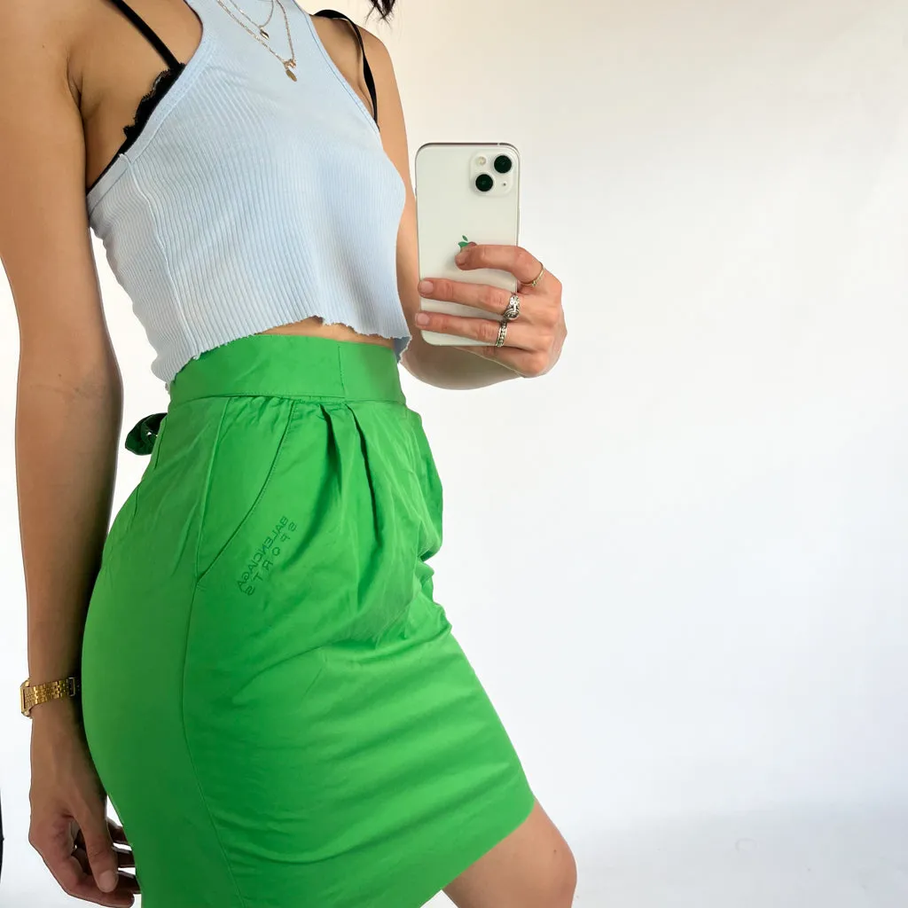 Vintage Green 90s Balenciaga Skirt (23x)