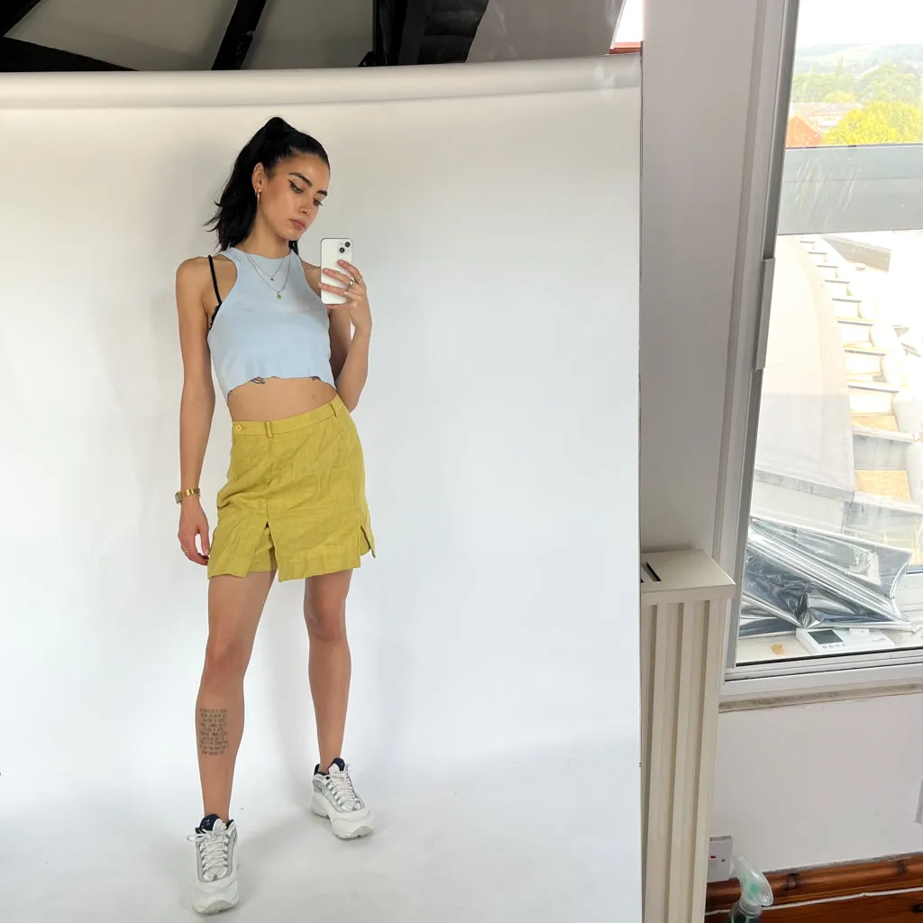 Vintage Yellow 90s Balenciaga Skirt (26x)